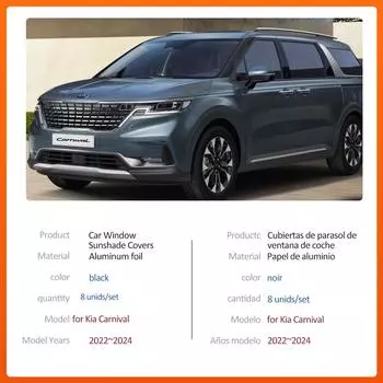 Автомобильный магнитный солнцезащитный козырек для Kia Grand Carnival KA4 2025~2024 2025, шторка на лобовое стекло, боковое окно, люк, накладка, чехол, аксессуары C4 Picasso