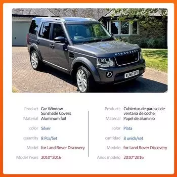 Автомобильный магнитный солнцезащитный козырек для Land Rover Discovery 4 L319 LR4 2010~2016, шторка на лобовое стекло, окно, люк, накладка, аксессуары