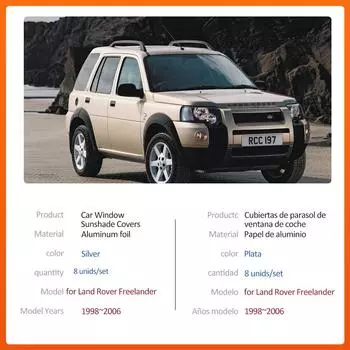Автомобильный магнитный солнцезащитный козырек для Land Rover Freelander L314 1998~2006 1999 Шторка на лобовое стекло Боковое окно Люк на крышу Накладка Аксессуары