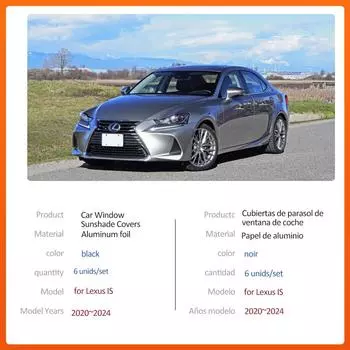 Автомобильный магнитный солнцезащитный козырек для Lexus IS 350 350h XE30 2020~2024, шторка на лобовое стекло, солнцезащитный козырек, люк, аксессуары для окон 2020-2024