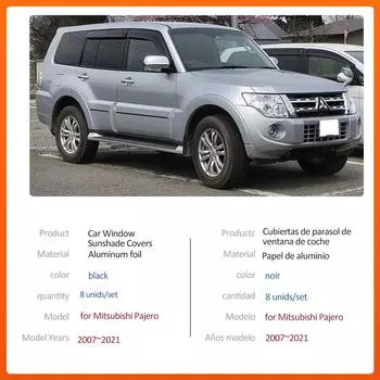 Автомобильный магнитный солнцезащитный козырек для Mitsubishi Pajero Montero Shogun V93 V97, шторка на лобовое стекло, солнцезащитный козырек, аксессуары для окон 2007-2021