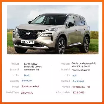Автомобильный магнитный солнцезащитный козырек для Nissan X-Trail T33 Rogue e-Power 2025~2025, шторка на лобовое стекло, солнцезащитный козырек, крышка окна на крышу, аксессуары 2022-2024