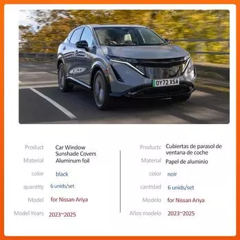 Автомобильный магнитный солнцезащитный козырек для Nissan Ariya Nismo FE0 2025~2025, шторка на лобовое стекло, солнцезащитный козырек, аксессуары для люка 2023-2025