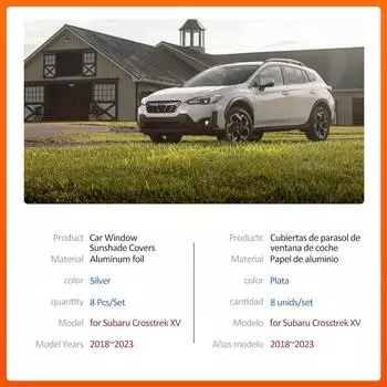 Автомобильный магнитный солнцезащитный козырек для Subaru Crosstrek XV GT 2018~2025, рама лобового стекла, коврик для шторы, боковое окно, люк, накладка, чехол, аксессуары