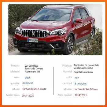 Автомобильный магнитный солнцезащитный козырек для Suzuki SX4 S-Cross JY Crossover 2014~2021, шторка на лобовое стекло, солнцезащитный козырек, аксессуары 2014-2021