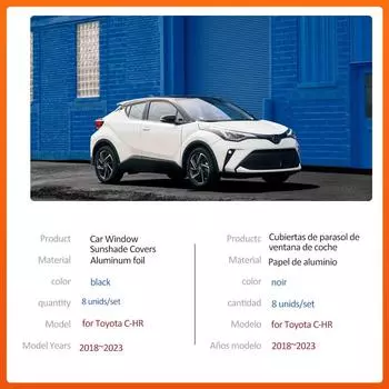 Автомобильный магнитный солнцезащитный козырек для Toyota C-HR CHR AX10 AX50 2018~2025, шторка на лобовое стекло, солнцезащитный козырек, крышка люка, аксессуары 2018-2023