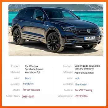 Автомобильный магнитный солнцезащитный козырек для Volkswagen VW Touareg CR 2019~2024, шторка на лобовое стекло, солнцезащитный козырек, аксессуары для люка 2019-2024
