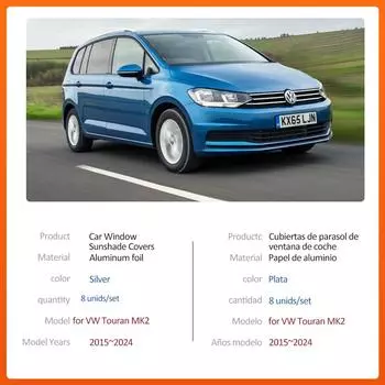 Автомобильный магнитный солнцезащитный козырек для Volkswagen VW Touran MK2 5T 2016~2024 2014 лобовое стекло шторка боковое окно люк накладка крышка аксессуар