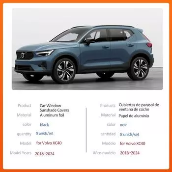 Автомобильный магнитный солнцезащитный козырек для Volvo XC40 EX40 T2 T3 T4 2018~2024, шторка на лобовое стекло, солнцезащитный козырек, крышка люка на крыше, аксессуары 2018-2024