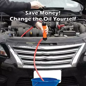 Автомобильный масляный насос для перекачки нефти и газа с помощью сифонной трубы, ручной шприц-пистолет, вакуумный отсос масла, надувной экстрактор, насосная труба T1d0