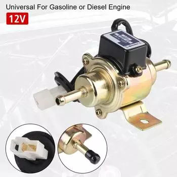 Автомобильный масляный топливный насос Автомобильный электронный насос Бензиновый и дизельный насос DC 12V Универсальные автомобильные аксессуары silvery