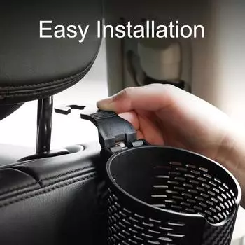 Автомобильный многофункциональный держатель для напитков, мобильного телефона, подголовника, спинки сиденья, переносной держатель для стакана воды чёрный
