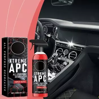 Автомобильный многофункциональный очиститель для тканевых сидений, рулевого колеса, кузова внутри и снаружи, пятновыводитель 120 мл One Size чёрный