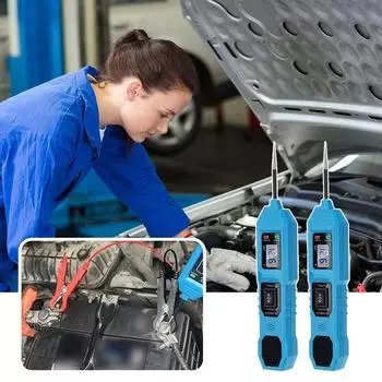 Автомобильный многофункциональный тестер привода с фонариком, аксессуары для тестера мощности 3,5-36 В, автомобильный тестер, электропитание K8X7
