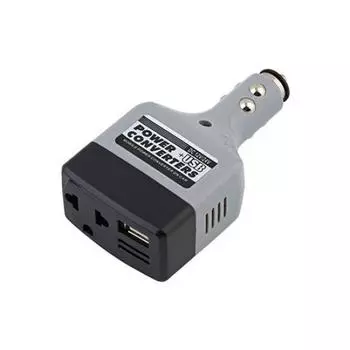 Автомобильный мобильный преобразователь, инвертор, USB-адаптер постоянного тока 12 В/24 В в переменный ток 220 В, зарядное устройство