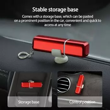 Автомобильный молоток безопасности, алюминиевый сплав, подвесной стеклоподъемник, нож для ремней безопасности, спасательный аварийный инструмент, автомобильные аксессуары