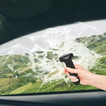 Автомобильный молоток безопасности, аксессуары для эвакуации из разбитого окна автомобиля, молоток для выживания с резаком для ремня безопасности, автомобильные инструменты для эвакуации