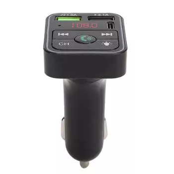 Автомобильный MP3-плеер F2 с подсветкой BluetoothFM-передатчик Многофункциональный автомобильный плеер