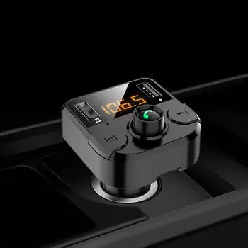 Автомобильный MP3-плеер Портативный двойной USB-адаптер для громкой связи Plug and Play