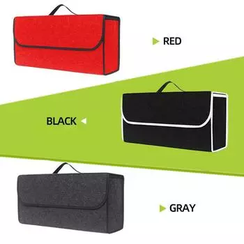 Автомобильный мягкий фетровый ящик для хранения, противоскользящий органайзер для хранения инструментов, автомобильные аксессуары для интерьера, 3 цвета