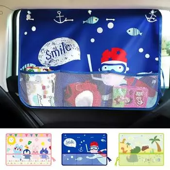 Автомобильный мультфильм милый магнит боковые солнцезащитные козырьки на лобовое стекло солнцезащитный козырек на заднее боковое окно автомобиля солнцезащитный козырек для детей