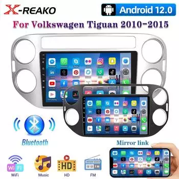 Автомобильный мультимедийный проигрыватель для Volkswagen VW Tiguan 2006 2010 2016 Golf Plus беспроводной Carplay Android Auto Wifi 2din 1GB+32GB carplay