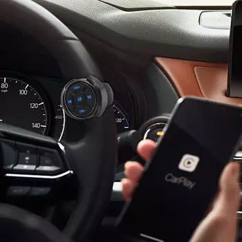 Автомобильный мультимедийный пульт дистанционного управления Беспроводные кнопки управления на рулевом колесе Богатые функции Контроллер для телефона Мотоциклетная квадратная кнопка управления CHINA