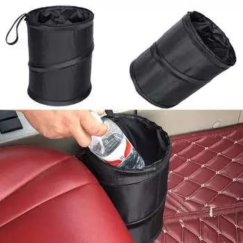 Автомобильный мусорный бак многоразового использования, с задней подвеской, сохраняющий чистоту, нетканый материал, складной, герметичный, мусорный бак, аксессуары для автомобиля A