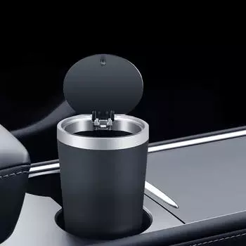 Автомобильный мусорный бак, подлокотник, коробка для хранения, ведро для хранения, универсальный контейнер, бутылка, мусорное ведро серебряный