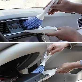 Автомобильный набор мини-метла фурменная щетка для чистки салона многофункциональный набор для удаления пыли клавиатура бытовая щетка для домашних животных