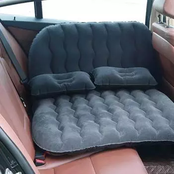 Автомобильный надувной матрас, детская надувная кровать, универсальная дорожная кровать для автомобиля чёрный