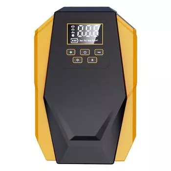 Автомобильный надувной насос с проводом 12 В электрический насос портативный аварийный насос для накачивания шин автомобиля с цифровым дисплеем