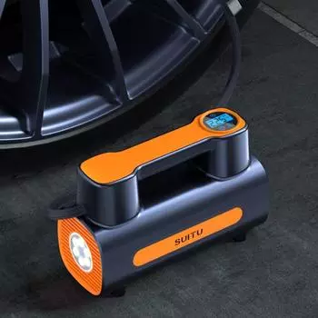 Автомобильный накачивающий насос, проводной беспроводной интеллектуальный автомобильный накачивающий насос, цифровой дисплей, 12 В, удобный насос для накачки шин