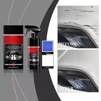 Автомобильный нано-спрей, технология наноочистки, придает блеск и ухаживает за автомобилем237 мл One Size
