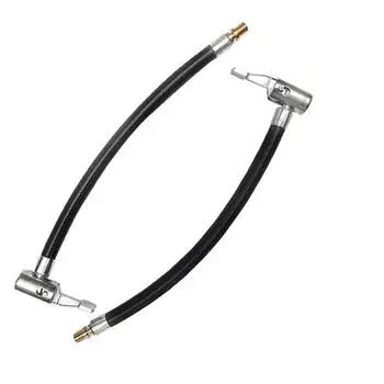 Автомобильный насос для накачивания трубок Удлинительная трубка Быстрозажимной зажим для накачивания шин Быстрозажимная трубка для накачивания шланга насоса для накачивания шин чёрный