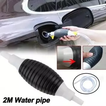 Автомобильный насос для перекачки масла, многофункциональный ручной насос для бензина, газойля, топлива, бензина, дизельного топлива, жидкости, воды, аквариума чёрный