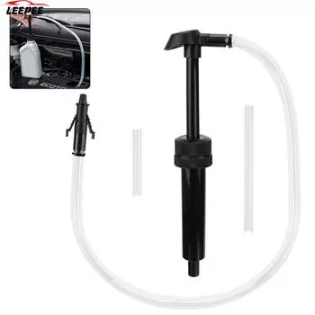 Автомобильный насос для замены масла Топливо Дизельное топливо Ручной насос Перекачка бензина Жидкость Трансмиссия Грузовик Мотоцикл Ремонт Аксессуары чёрный