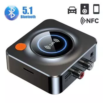 Автомобильный NFC стерео AUX 3,5 мм NFC Bluetooth 5.1 приемник RCA оптический Bluetooth аудио беспроводной адаптер TV беспроводной