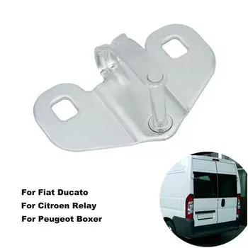 Автомобильный нижний крючок задней двери, нижний фиксатор задней двери, серебристый для Fiat Ducato Peugeot Boxer Citroen реле 2006-2014 1345736080 серебряный