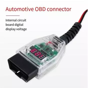 Автомобильный OBD2 аварийный кабель питания Экономия памяти Инструмент обнаружения разъема аккумулятора
