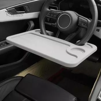 Автомобильный обеденный стол на руль, пассажирское заднее сиденье, автомобильный ресторан, поднос для ноутбука с регулируемой высотой и углом наклона синий