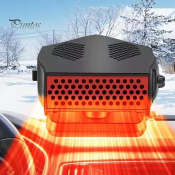 Автомобильный обогреватель 12 В 200 Вт, портативный автомобильный обогреватель и размораживатель, вращение на 360 градусов, 2-в-1, быстрый нагрев, охлаждающий вентилятор, размораживатель лобового стекла автомобиля с дымовым воспламенителем A