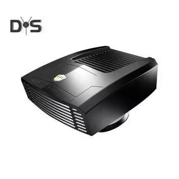 Автомобильный обогреватель 12 В/24 В, 180 Вт, быстрый нагрев, охлаждающий вентилятор, поворотное основание на 180°, универсальный внедорожник, грузовик, автомобильный портативный обогреватель, охладитель, размораживатель лобового стекла 12v чёрный