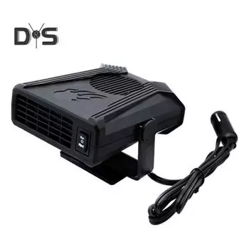 Автомобильный обогреватель 12 В/24 В, 150 Вт, быстрый нагрев, охлаждающий вентилятор, вращающееся на 360° основание, универсальный внедорожник, грузовик, автомобильный портативный обогреватель, охладитель, размораживатель лобового стекла 12v