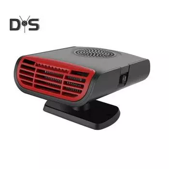 Автомобильный обогреватель 12 В/24 В, вращающееся основание на 360°, быстрый нагрев, охлаждающий вентилятор, клей, универсальный портативный обогреватель, охладитель, автоматический обогреватель лобового стекла, обогреватель 12v
