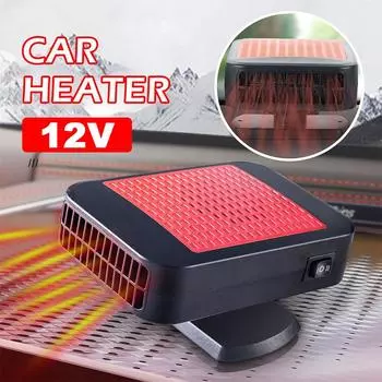 Автомобильный обогреватель 12 В/24 В, электрический вентилятор охлаждения, электрический обогреватель лобового стекла, вентилятор для удаления запотевания Z4G7 orange 12V-One size