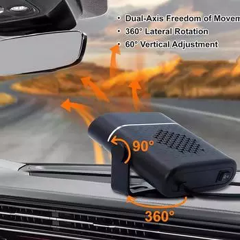 Автомобильный обогреватель Быстрый нагрев Автомобильный обогреватель Электрический Охлаждение Отопление Размораживатель лобового стекла автомобиля Противотуманный обогреватель Внутренний холодостойкий обогреватель