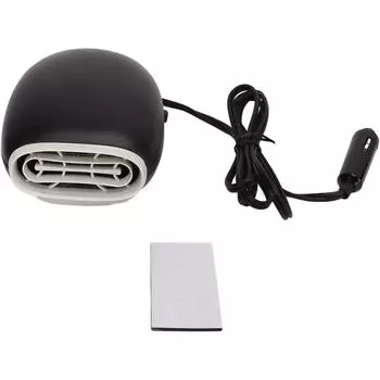 Автомобильный обогреватель, быстрый нагрев, безопасный обогреватель ветрового стекла 12 В, 150 Вт для транспортных средств Package:13*9.5*7.5cm чёрный