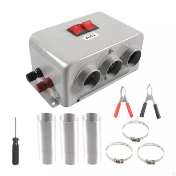 Автомобильный обогреватель Demister 12V 3 отверстия, прочный, компактный, для салона автомобиля