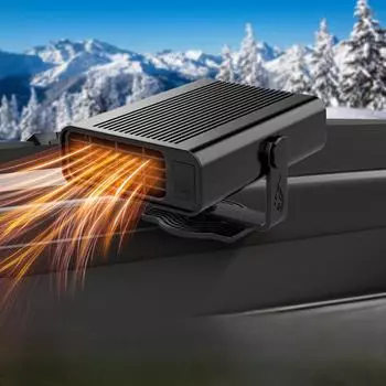 Автомобильный обогреватель двойного назначения и размораживатель оконных стекол 12v 9010B белый